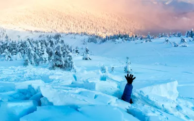 Riesgo de alud Riesgo de alud, cómo actuar ante una avalancha de nieve