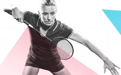 Bádminton Jugadora de bádminton