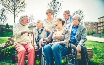 Ciudades amigables con las personas mayores Personas mayores en una ciudad amigable