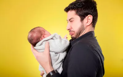 Depresión posparto masculina