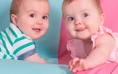 Estereotipos de género: niños de azul, niñas de rosa