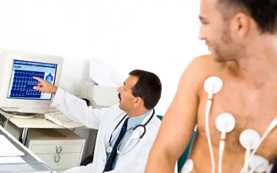 Electrocardiograma Electrocardiograma en varón