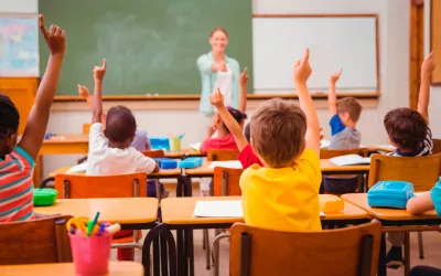Niños en la escuela