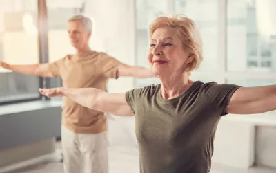 Estiramientos Estiramientos en la tercera edad