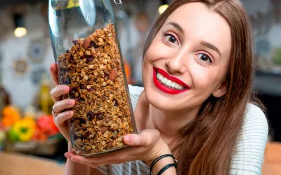Granola casera saludable