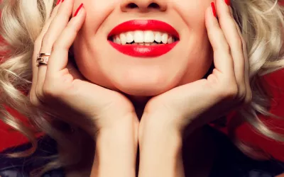 Chica con la dentadura perfecta