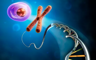 Niña con el síndrome de Turner