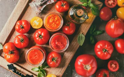 Tomate, saludable y bajo en calorías Tomates saludables y bajos en calorías