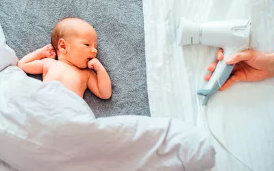 Concepto de ruido blanco para dormir al bebé