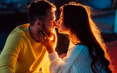 La temperatura corporal delata el tipo de amor que se siente Pareja enamorada