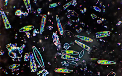 Diatomeas Diatomeas vistas al microscopio