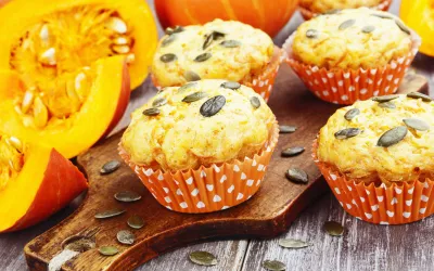 Calabaza, tesoro nutricional Magdalenas de calabaza