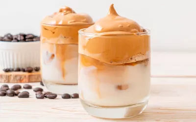 Café Dalgona coreano Café Dalgona, cómo preparar este cremoso café coreano