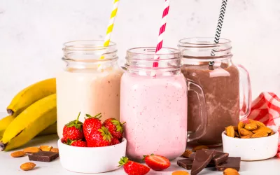 Milkshakes, batidos de leche saludables Batidos saludables