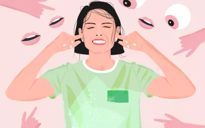 Miedo al qué dirán: claves para superarlo Ilustración sonbre el concepto del miedo al qué dirán