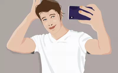 Trastorno de personalidad narcisista: cómo controlarlo Ilustración de una persona narcisista