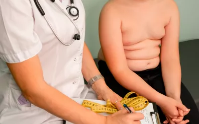 Niño obeso en la consulta del pediatra