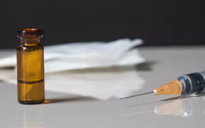 Jeringuilla para suministrar ketamina de forma intravenosa