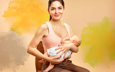 Colores de la leche materna: qué indica cada tonalidad Madre amamantando a su bebé recién nacido