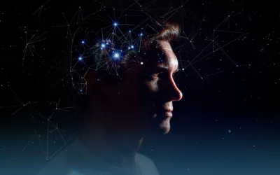 Concepto de actividad cerebral de autoconocimiento y desarrollo