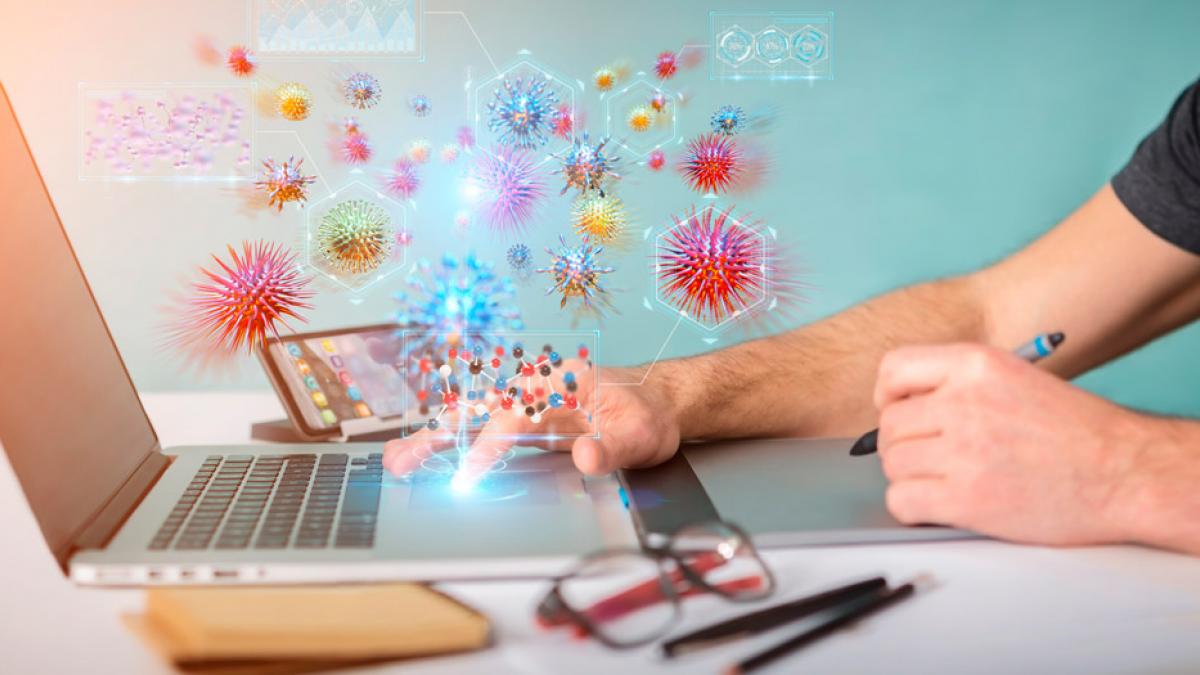 Las 8 zonas con más virus y bacterias en la oficina