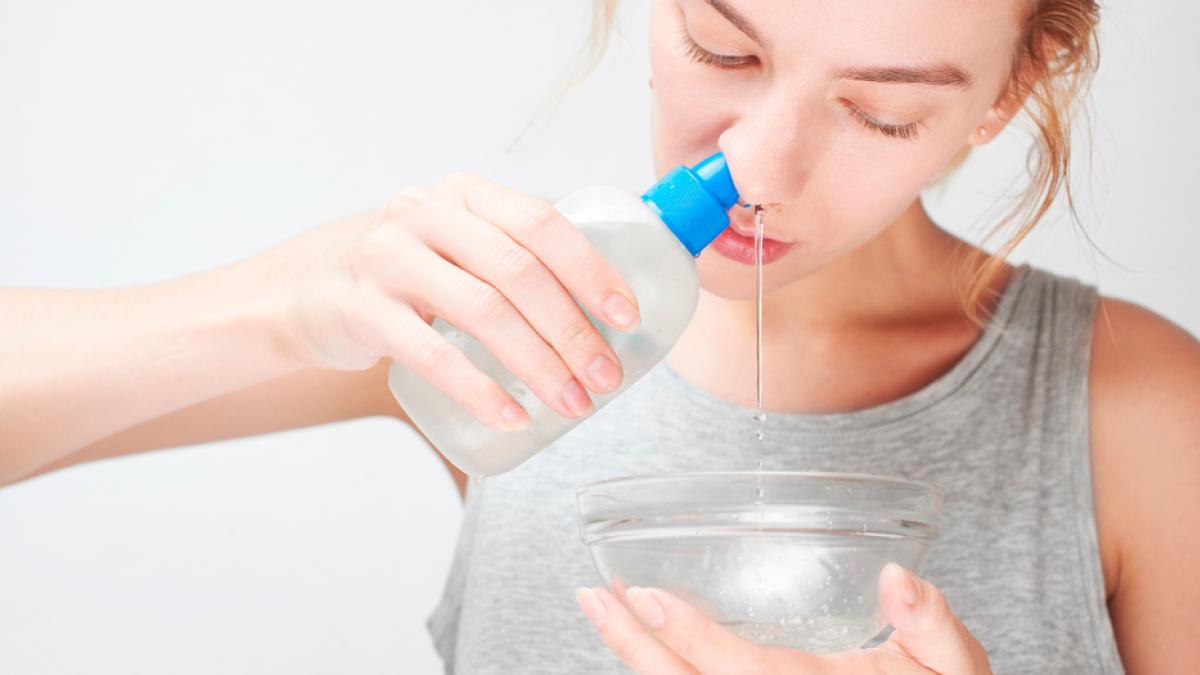 Cómo hacer lavados nasales correctamente - ¡Aprende a hacer esta